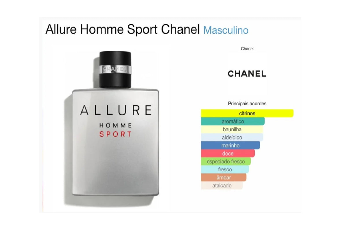 Chanel Allure Homme Sport Eau de Toilette — Perfume Masculino