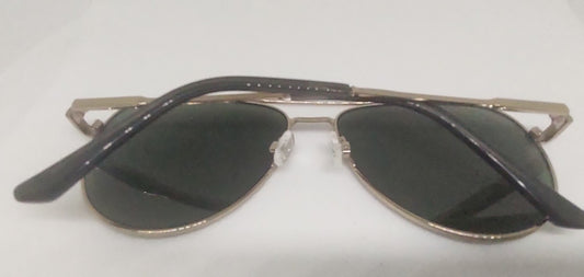 Óculos de Sol Aviador Dourado — Lente Marrom Yekecan
