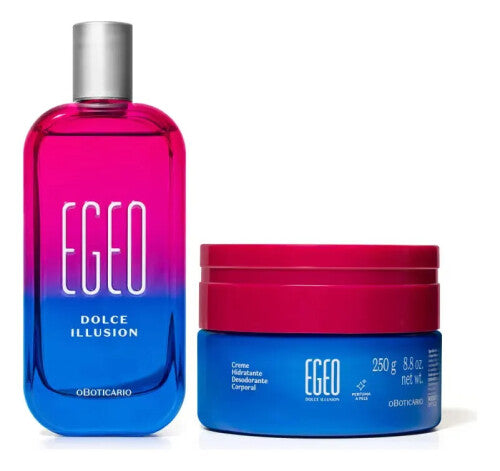 Combo Egeo Dolce Illusion — Colônia + Hidratante O Boticário