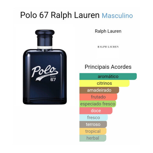 Polo 67 Ralph Lauren Eau de Toilette — Perfume Masculino 125ml
