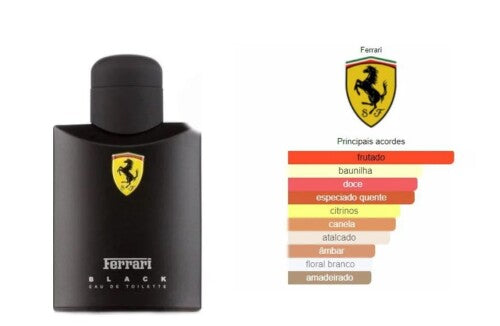 Ferrari Black Eau de Toilette — Perfume Masculino 125ml