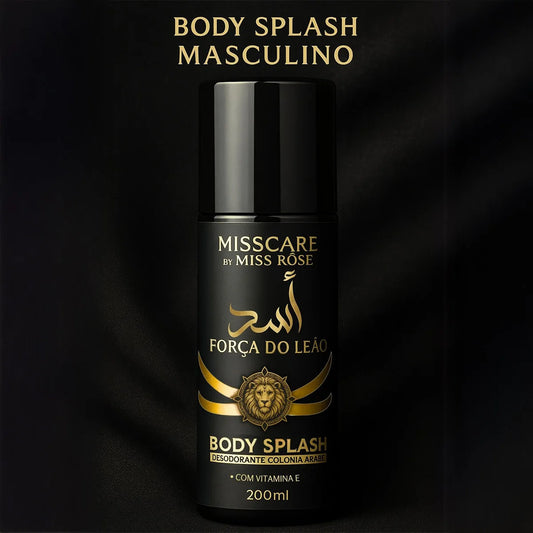 Body Splash Masculino 200ml — Oriental, Amadeirado e Cítrico