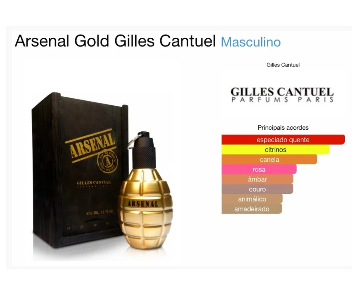 Arsenal Gold — Perfume Masculino