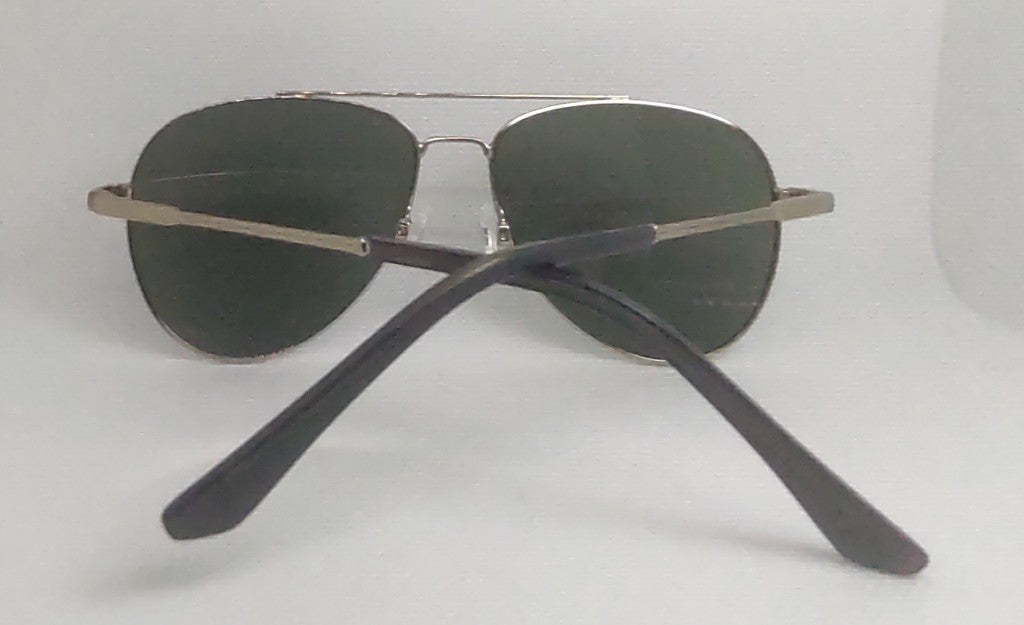 Óculos de Sol Aviador Dourado — Lente Marrom Yekecan