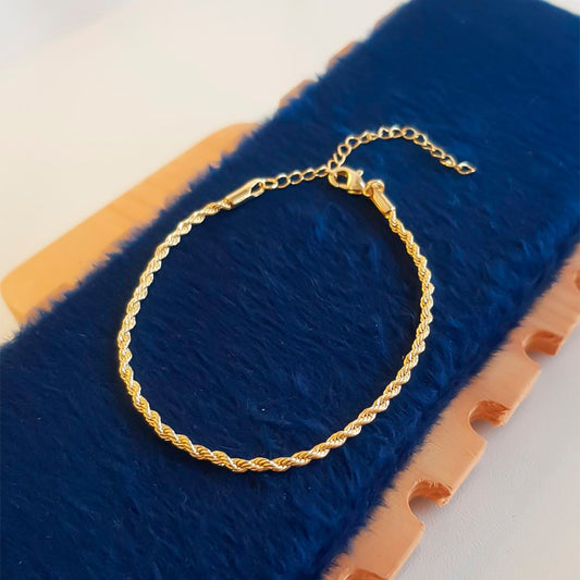 Pulseira Baiano Banhada a Ouro 18K