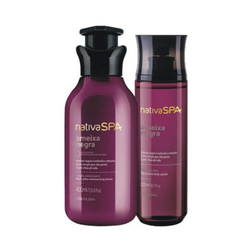 Combo Nativa Spa Ameixa Negra — Creme Hidratante 400ml + Body Splash 200ml